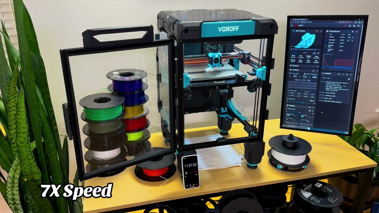 Voroff's Automated 3D Printer, Auto Ejecting 20 min Benchy - YouTube