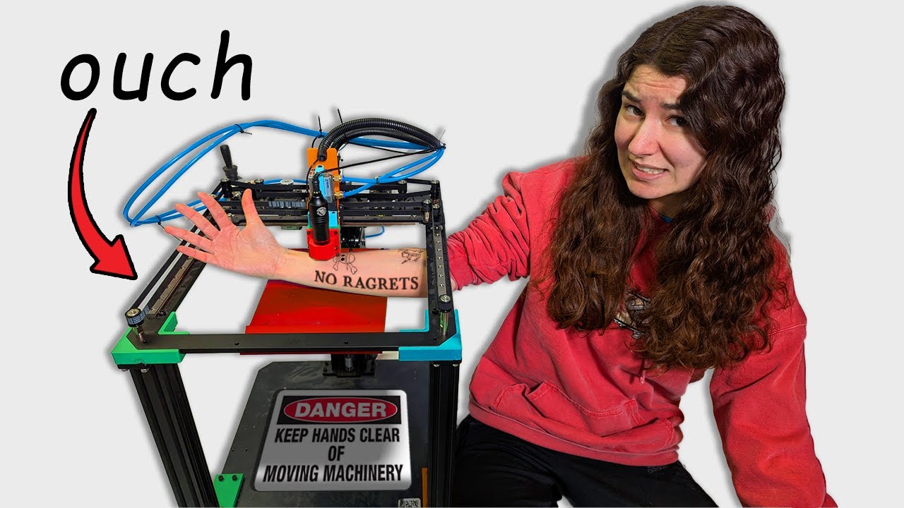Turning My 3D Printer into a Tattoo Machine - YouTube