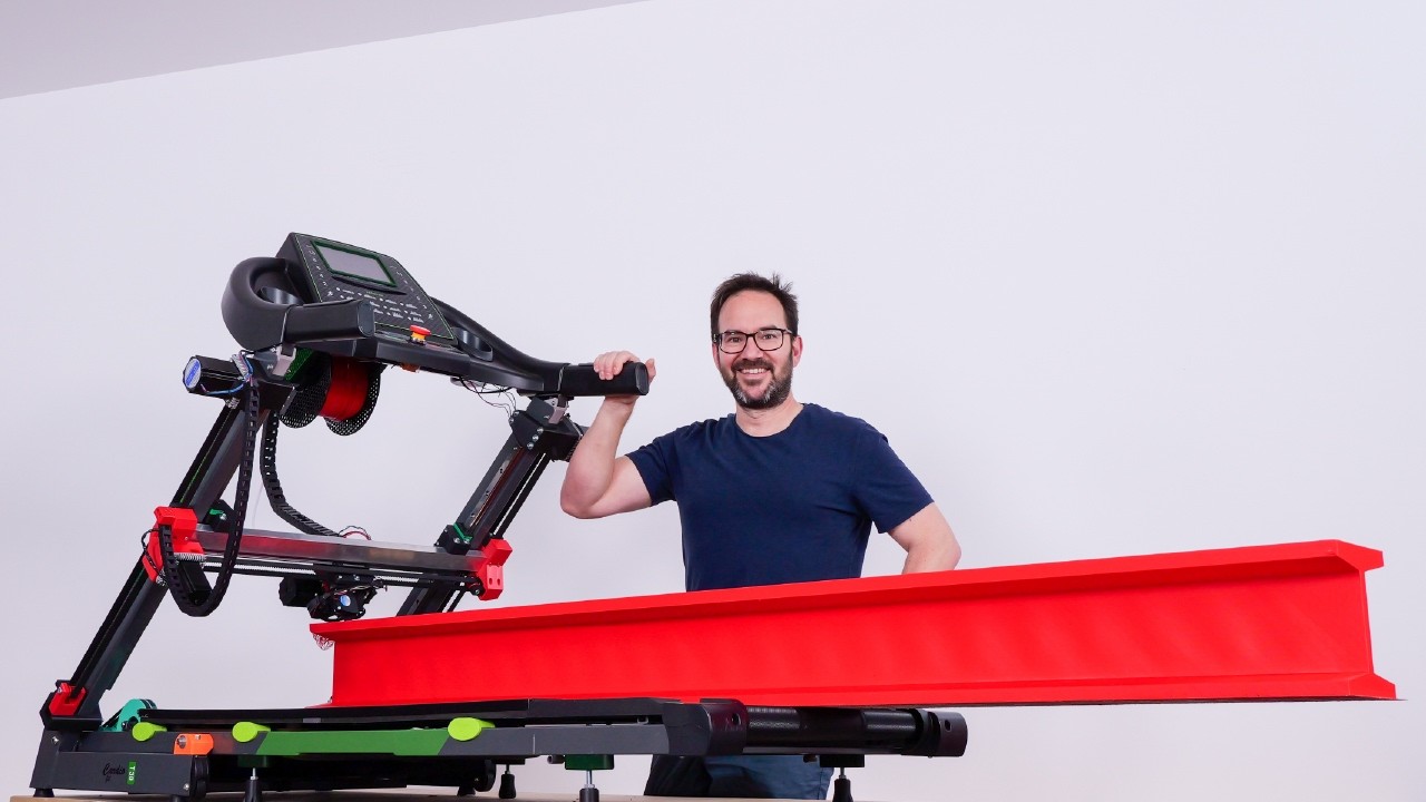 We made a Treadmill into a 3D printer!! - w/ Proper Printing - YouTube