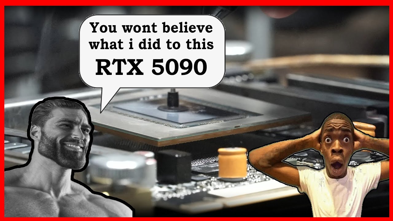 I removed the core from RTX 5090 to see whats underneath it - YouTube